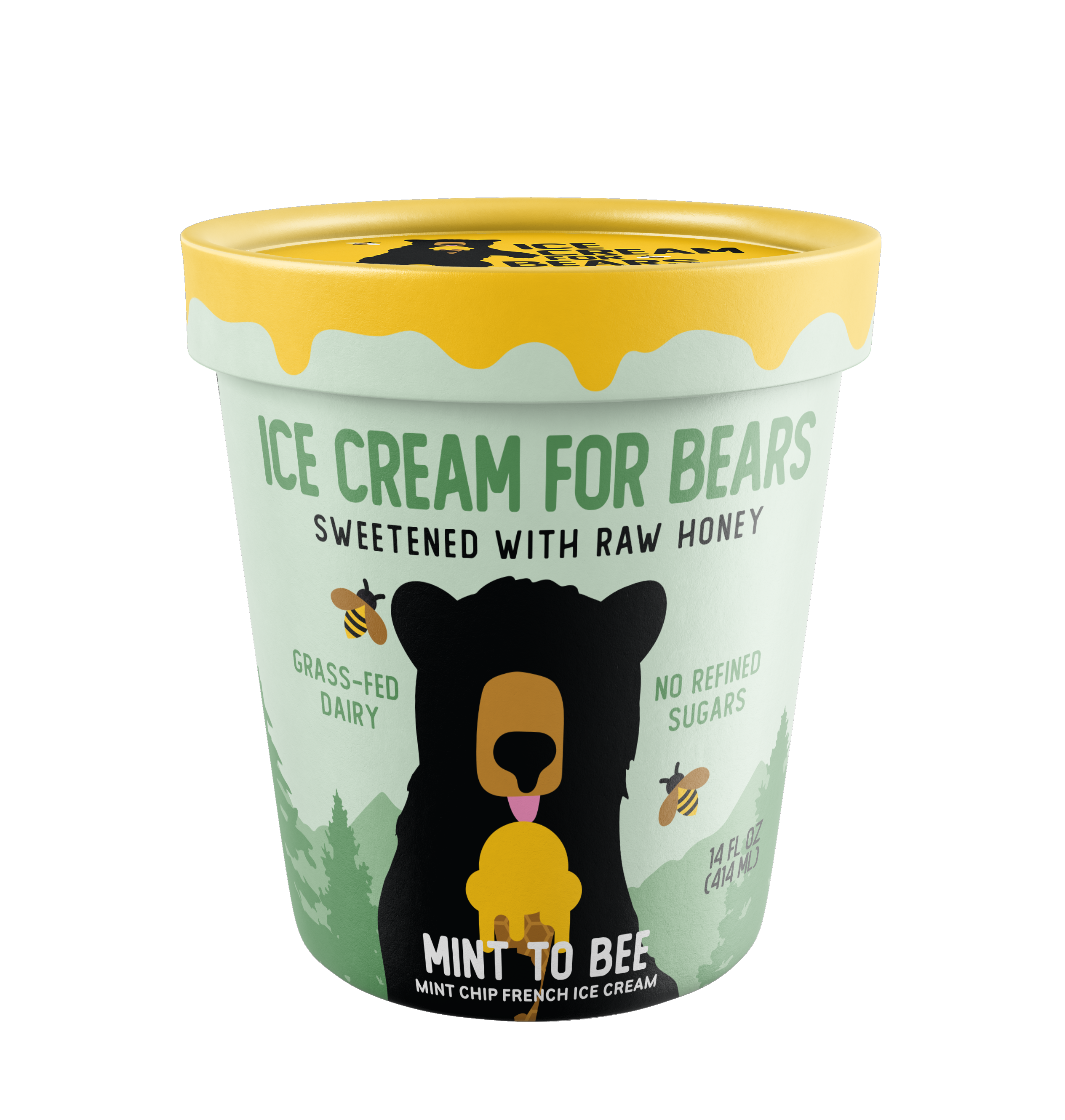 Mint to Bee - Mint Chip – Ice Cream For Bears Mint to Bee - Mint Chip – Ice Cream For Bears