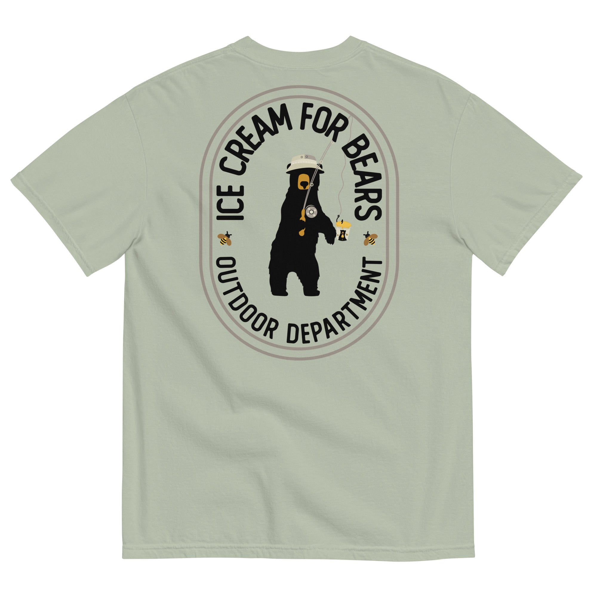Fishing Bear Outdoor Dept Logo Tshirt