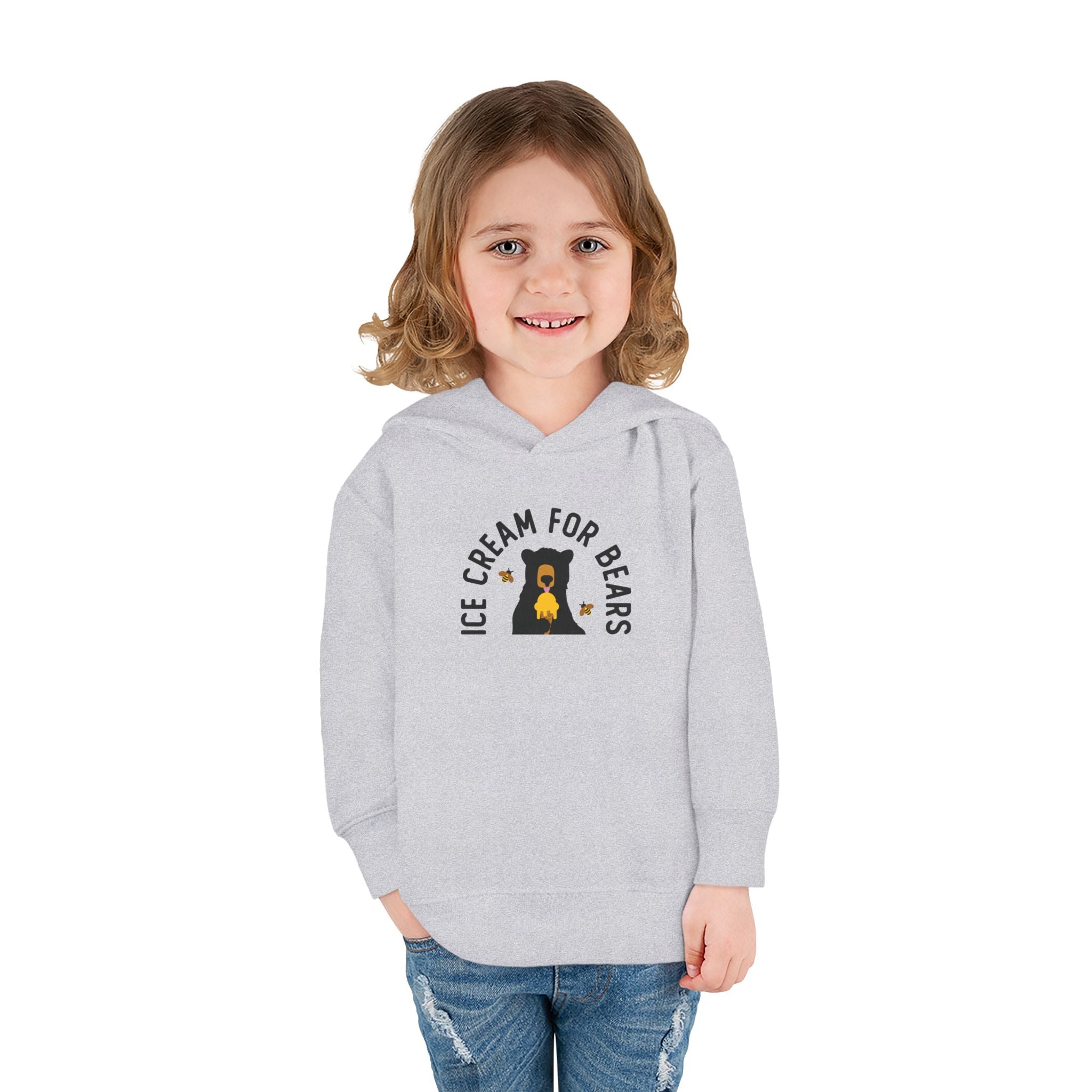 Toddler Ice Cream for Bears Fleece Hoodie