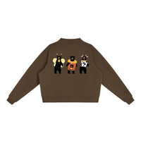 I Scream for Bears Costume Party Women's Essential Fleece Mock-Neck Crew Sweatshirt