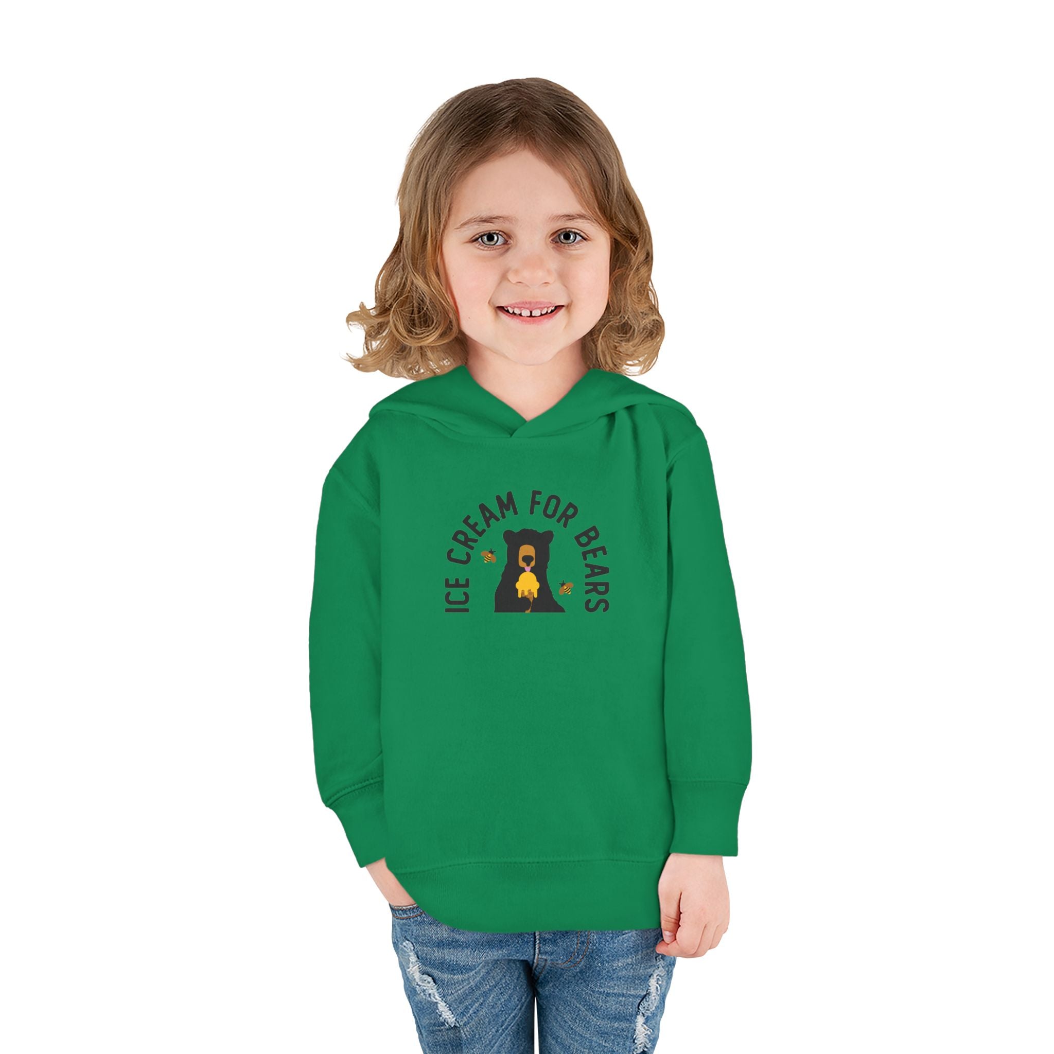 Toddler Ice Cream for Bears Fleece Hoodie