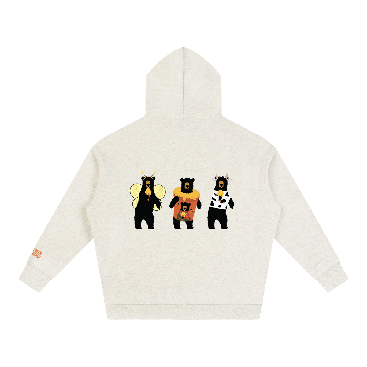 I Scream for Bears Costume Party Oversize Fleeced Hoodie
