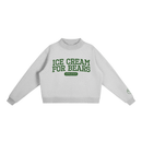 Ice Cream for Bears Athletics Women's Mockneck Sweater - Tennis