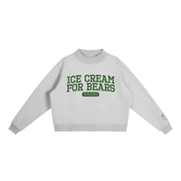 Ice Cream for Bears Athletics Women's Mockneck Sweater - Tennis