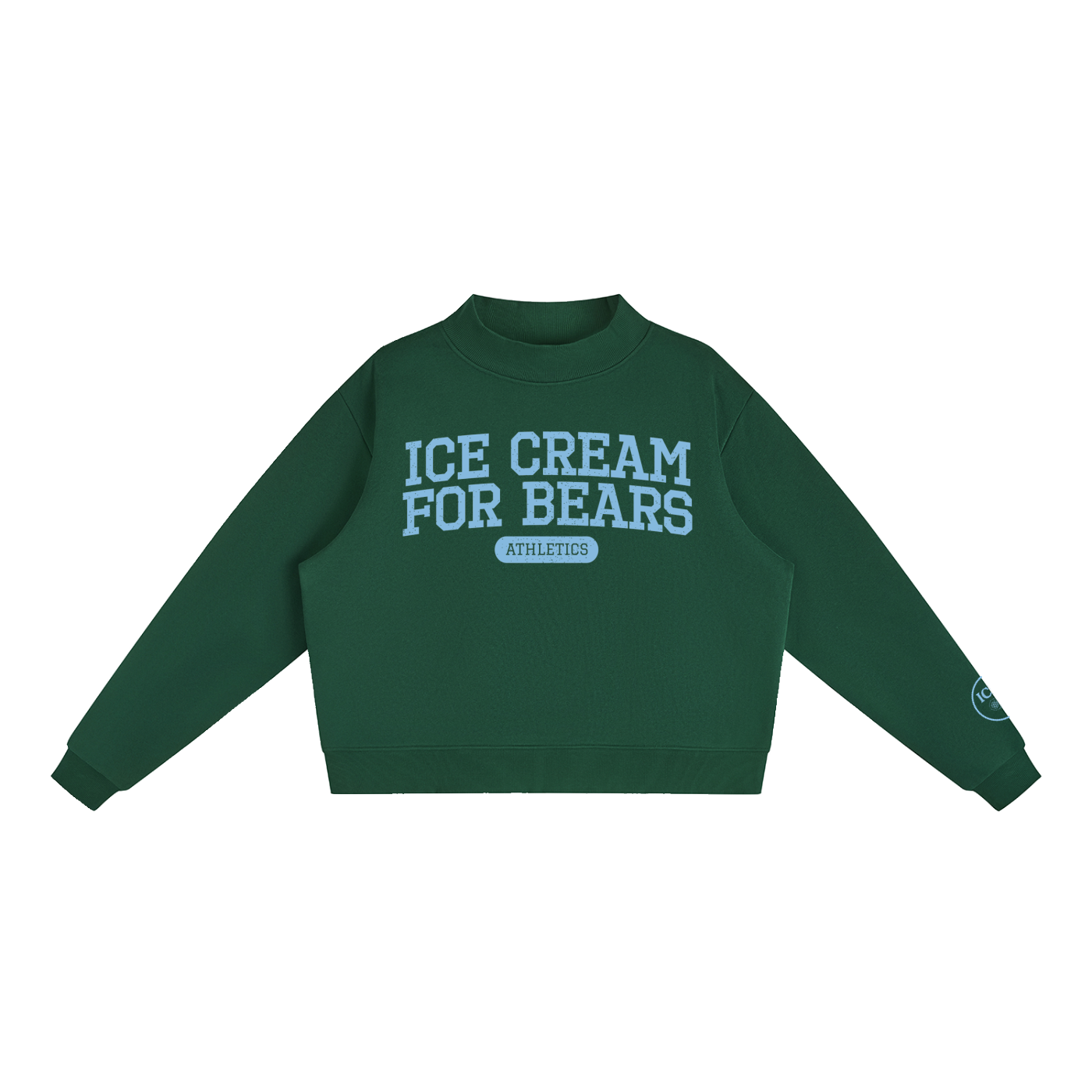 ICFB Athletics Padel Mock-Neck Crew Sweatshirt