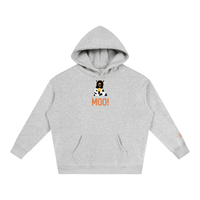 Moo! Oversize Fleeced Hoodie