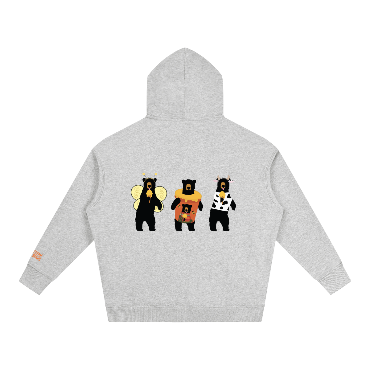 I Scream for Bears Costume Party Oversize Fleeced Hoodie