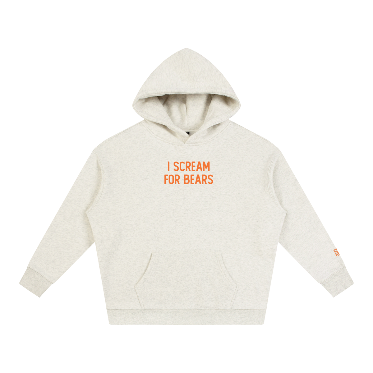 I Scream for Bears Costume Party Oversize Fleeced Hoodie