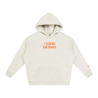 I Scream for Bears Costume Party Oversize Fleeced Hoodie