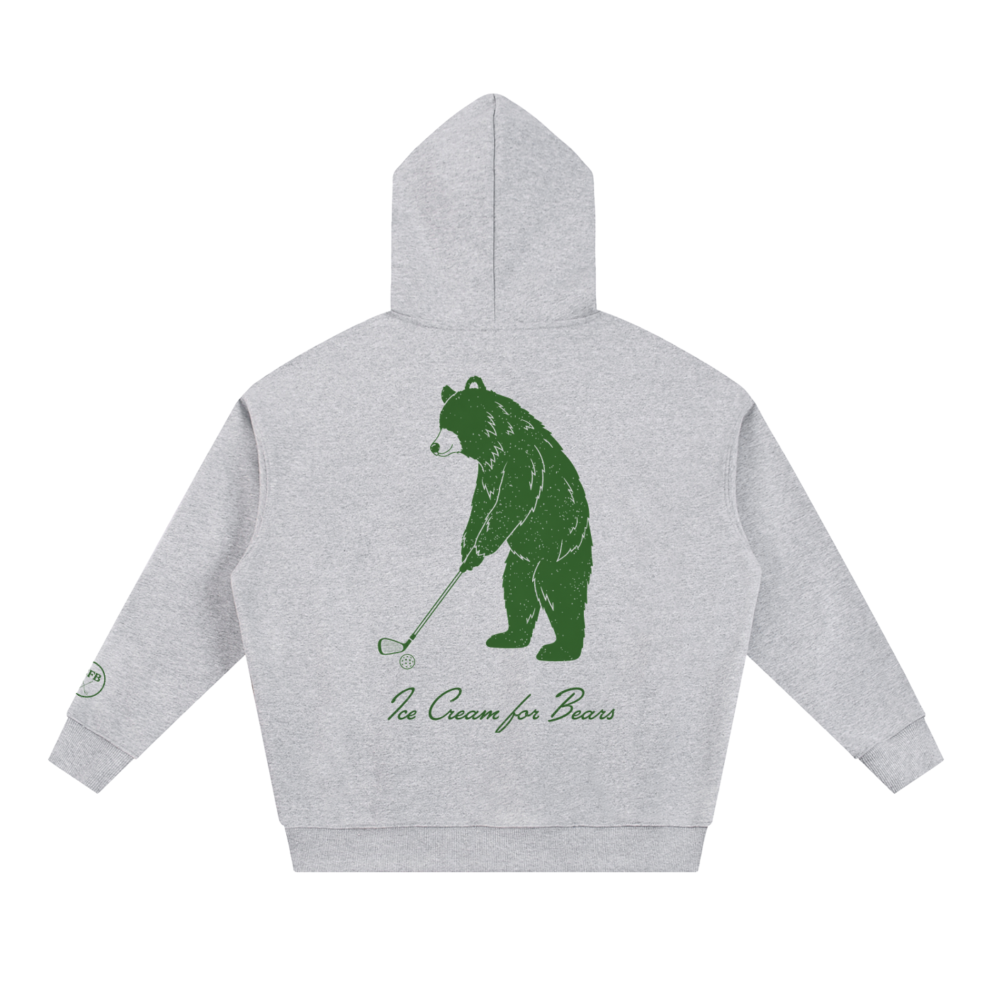Bears Open Golf Hoodie - Gray