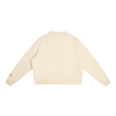 Moo! Women's Essential Fleece Mock-Neck Crew Sweatshirt