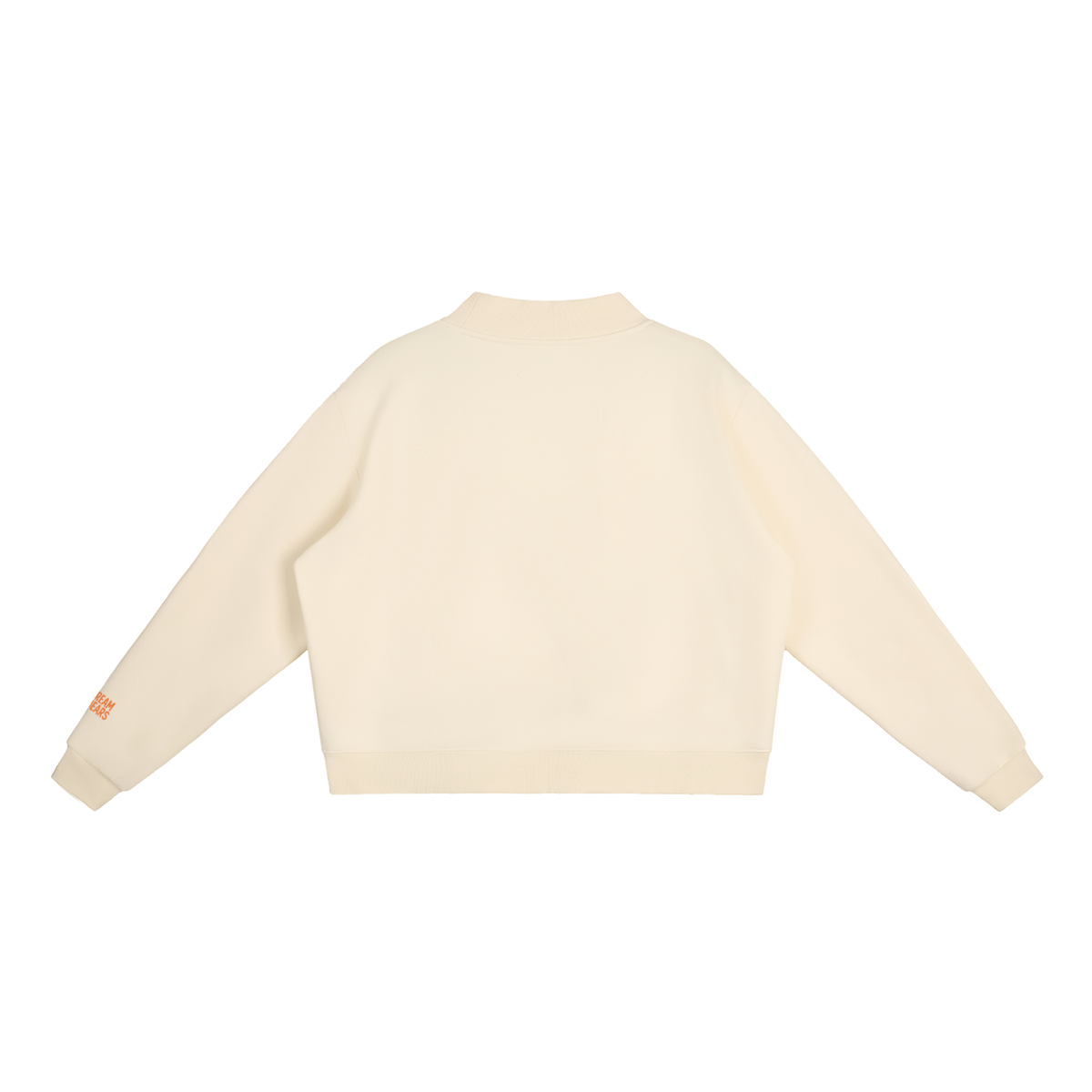 Moo! Women's Essential Fleece Mock-Neck Crew Sweatshirt