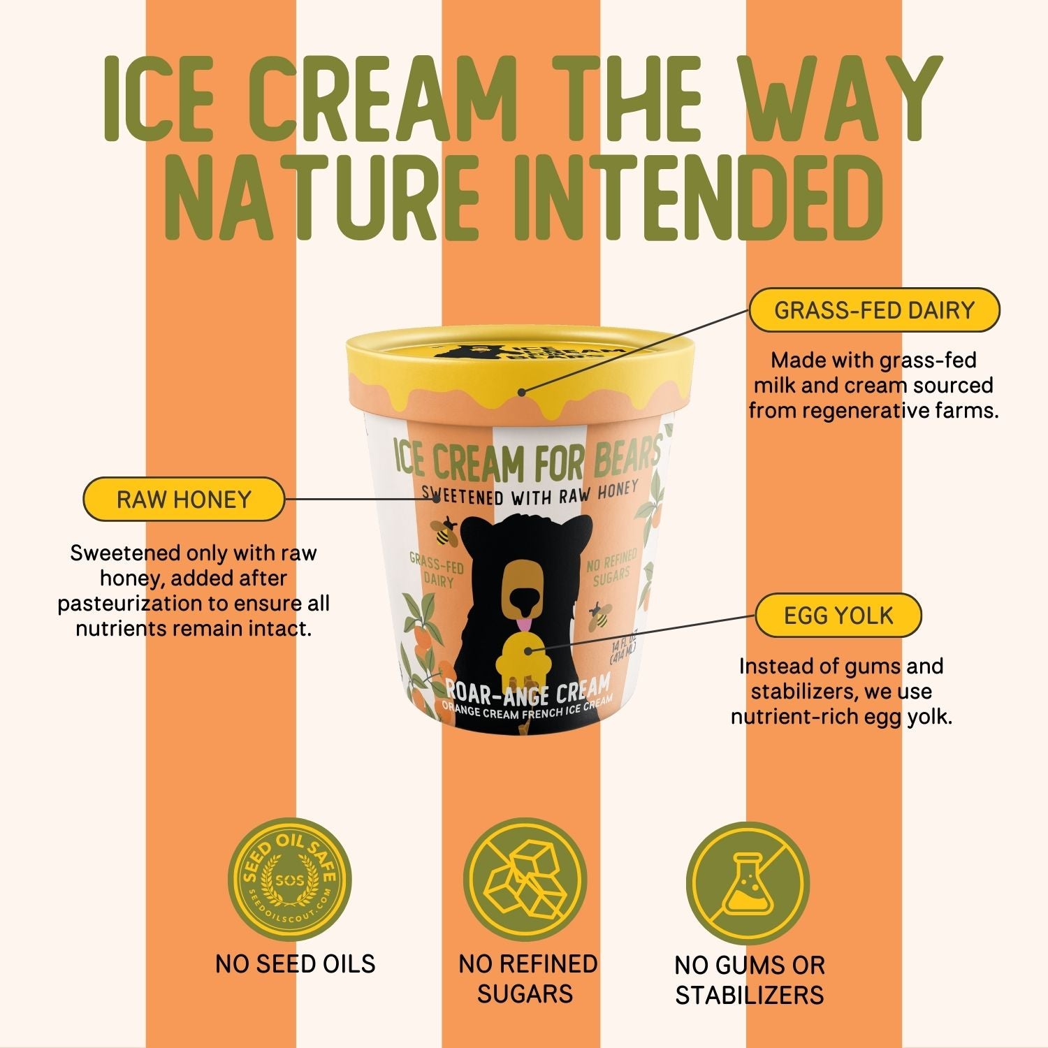 Roar-ange Cream - Orange Vanilla