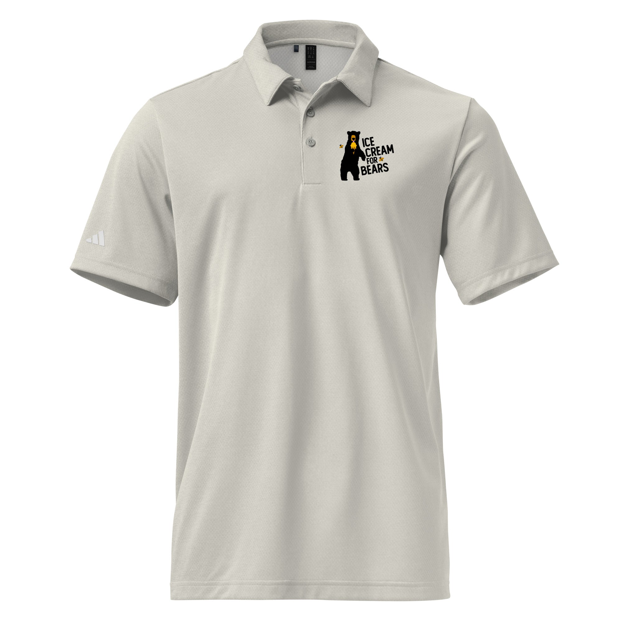 adidas space-dyed polo