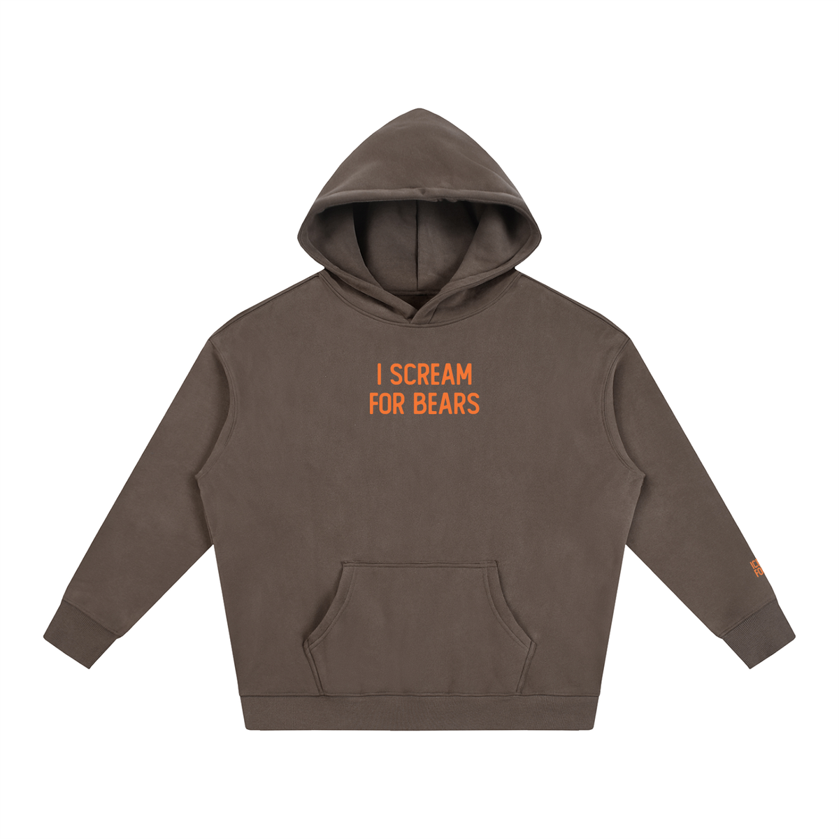 I Scream for Bears Costume Party Oversize Fleeced Hoodie