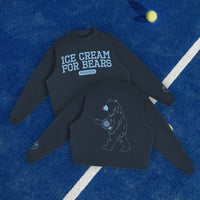 ICFB Athletics Padel Mock-Neck Crew Sweatshirt