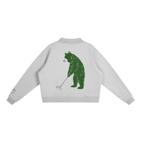 ICFB Athletics Golf Mock-Neck - Gray