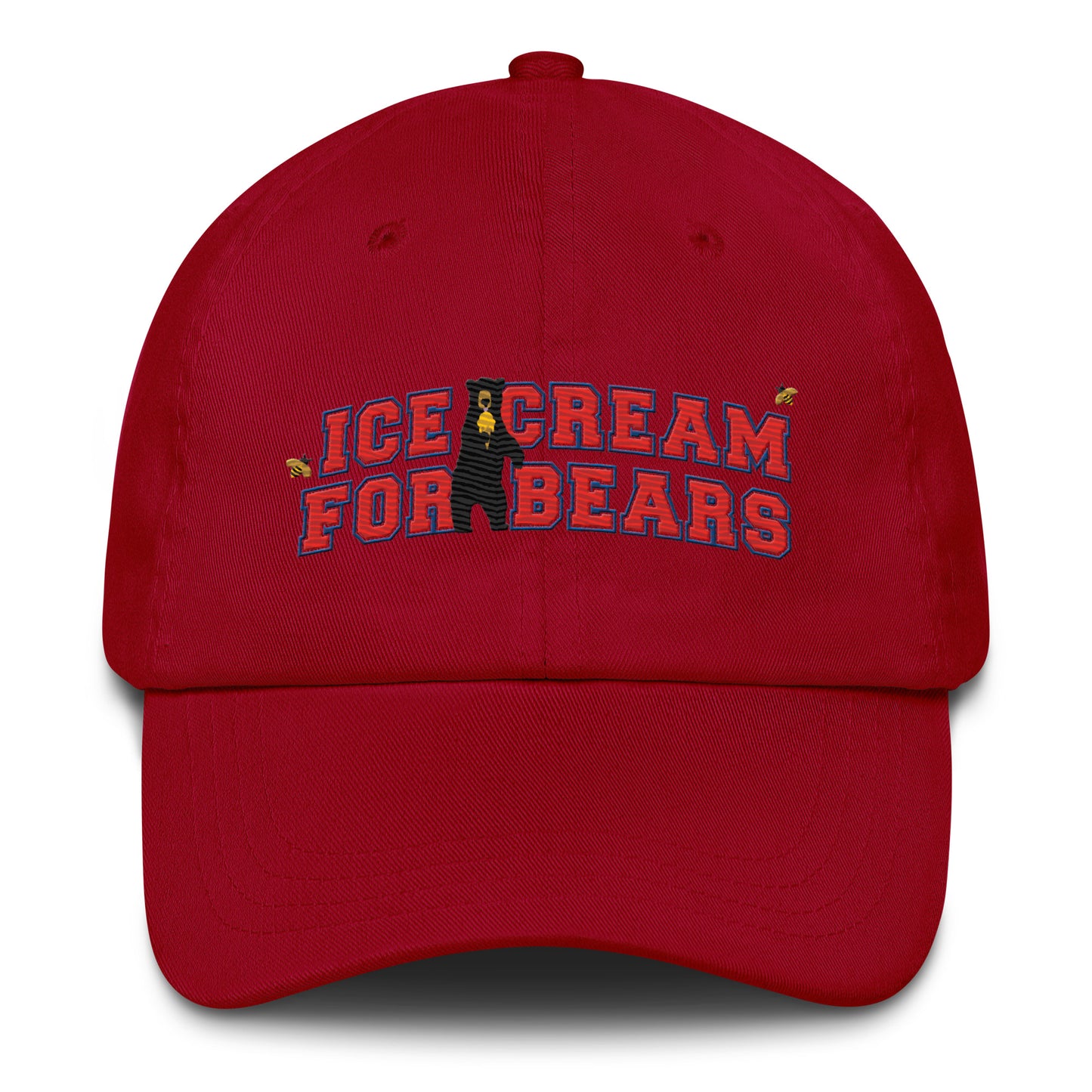 Ice Cream for Bears Red White and Blue Hat