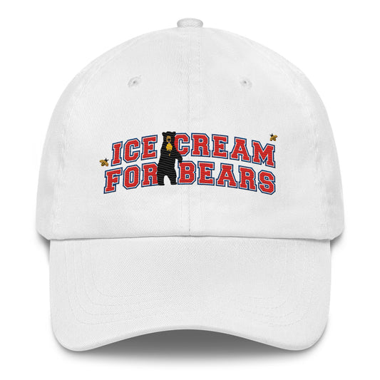 Ice Cream for Bears Red White and Blue Hat