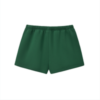 Women's Tennis Sweat Shorts - Green & Light Blue