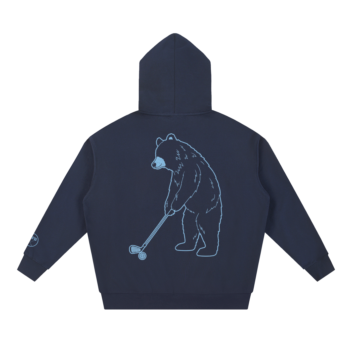 ICFB Athletics Golf Hoodie - Navy