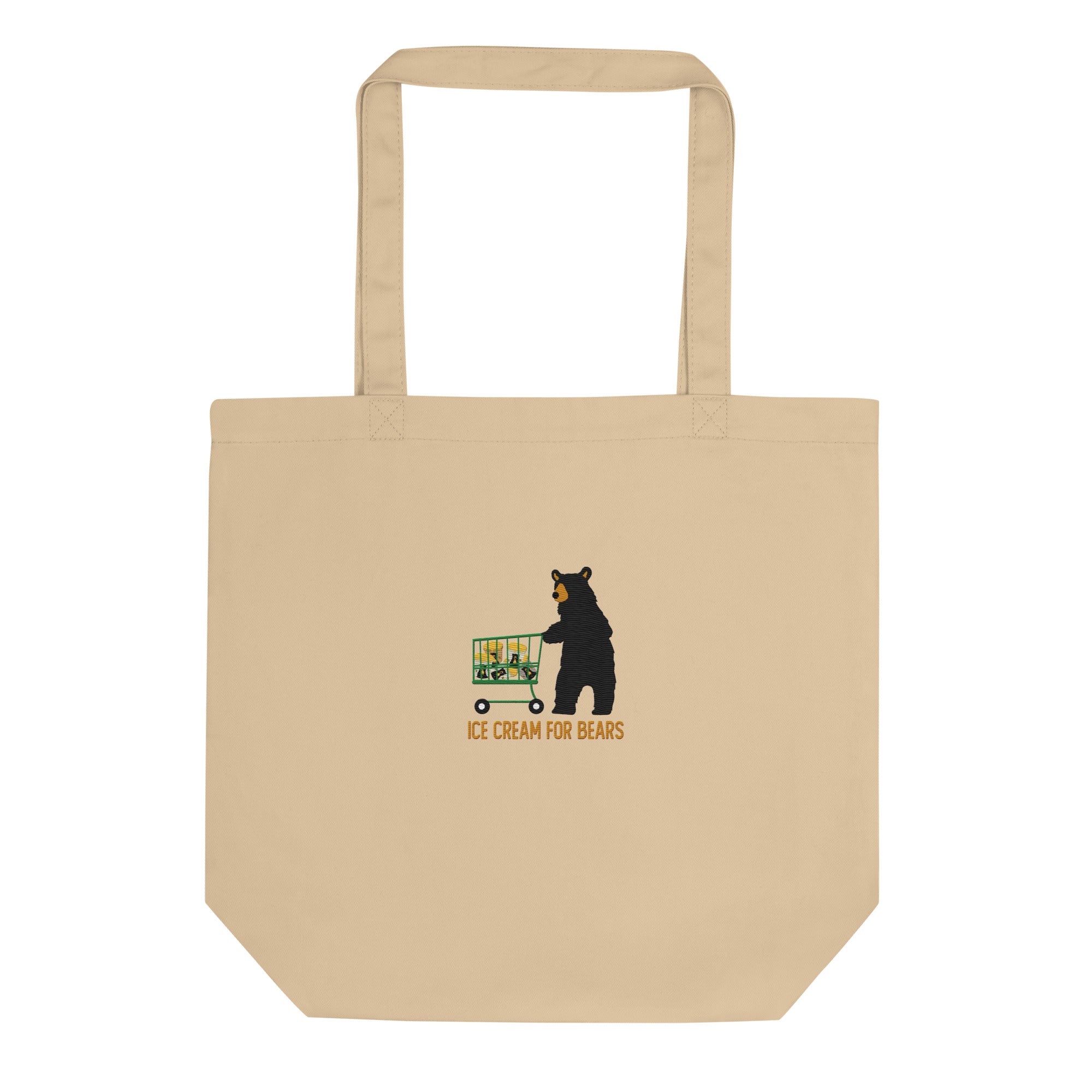 Ice Cream for Bears Organic Shopping Tote Bag