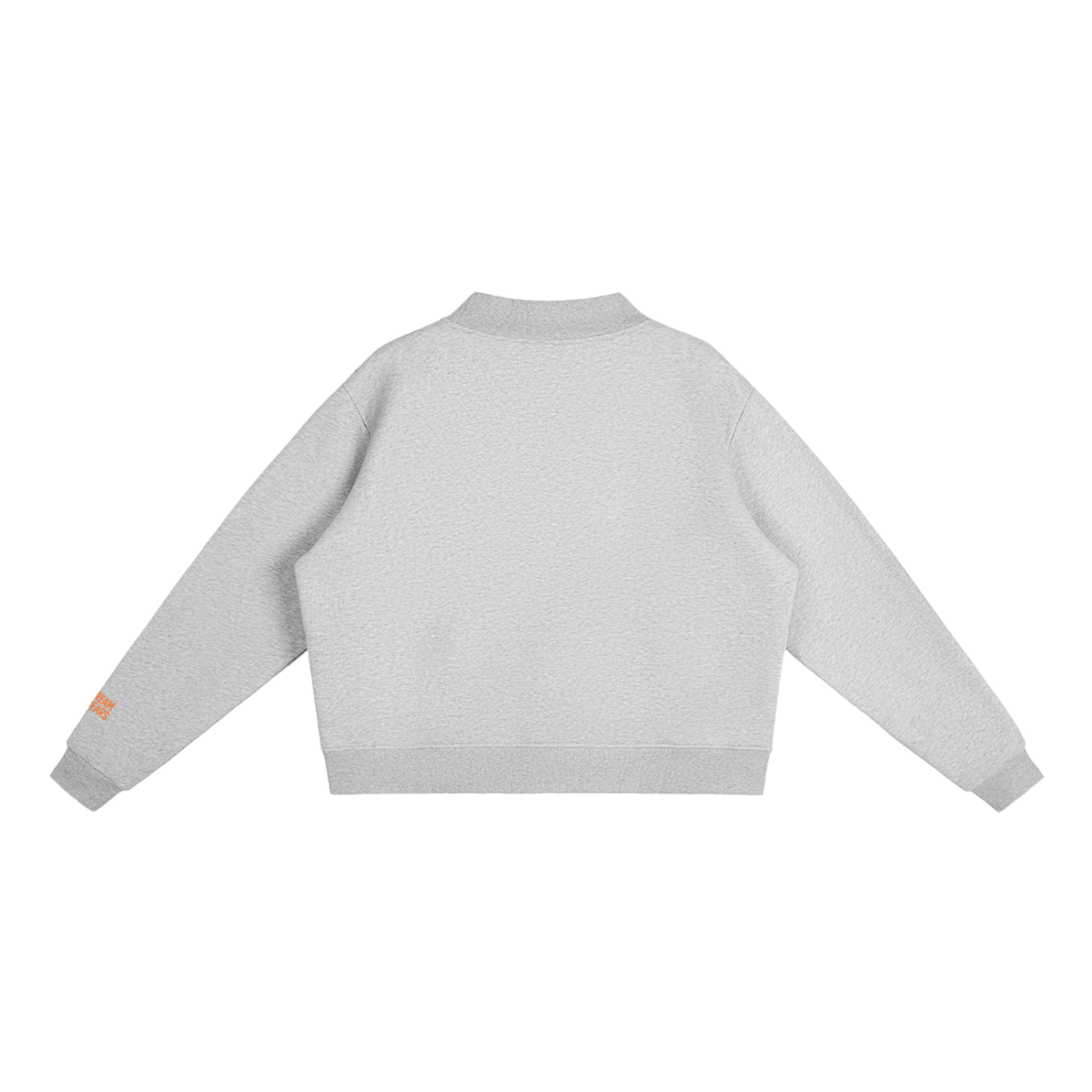 Moo! Women's Essential Fleece Mock-Neck Crew Sweatshirt