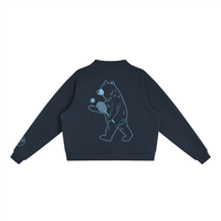 ICFB Athletics Tennis Mock-Neck Crew Sweatshirt