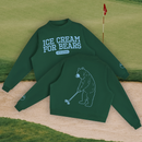 ICFB Athletics Golf Essential Fleece Mock-Neck Crew Sweatshirt