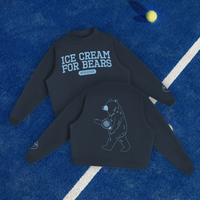 ICFB Athletics Padel Mock-Neck Crew Sweatshirt