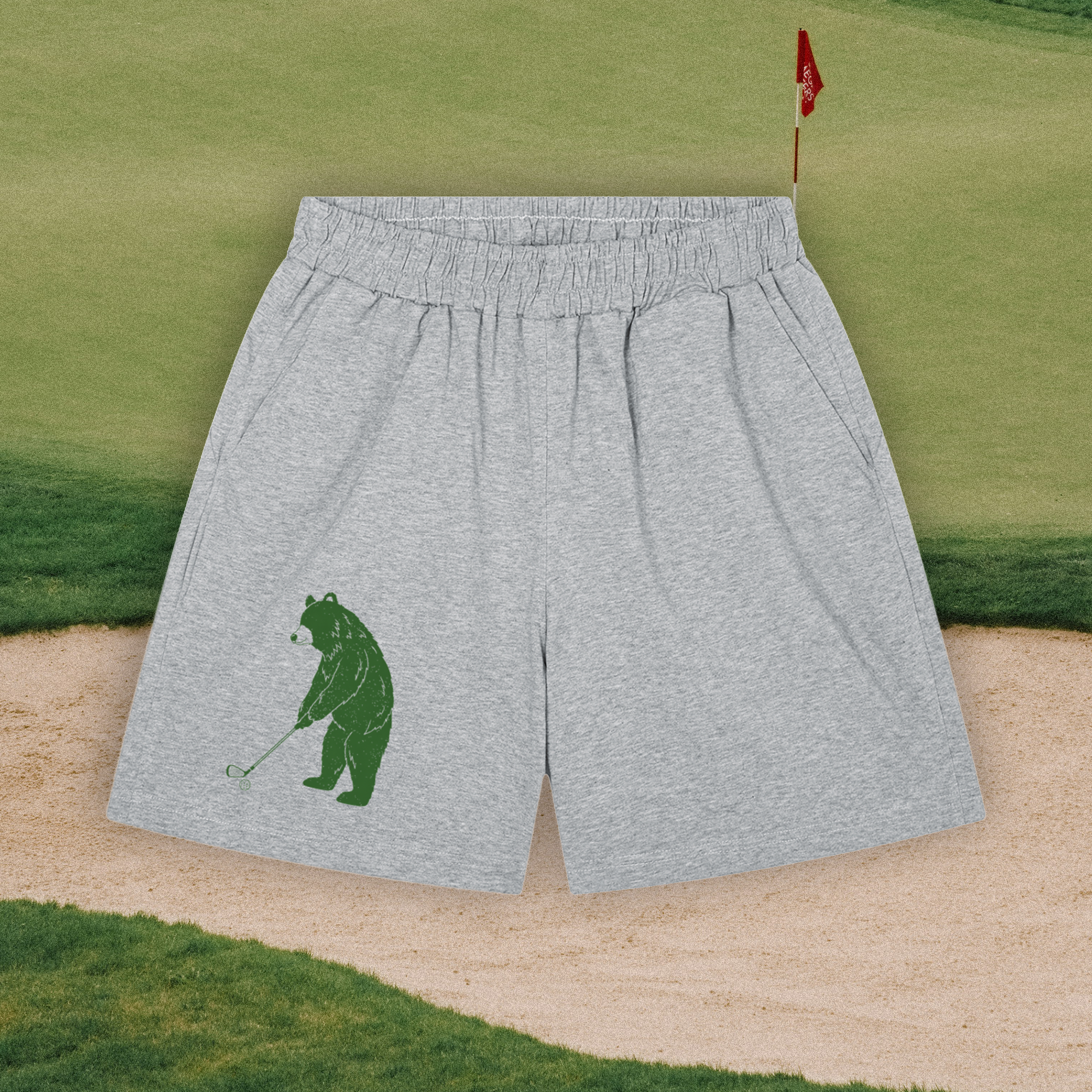 Bears Open Golf Shorts - Gray