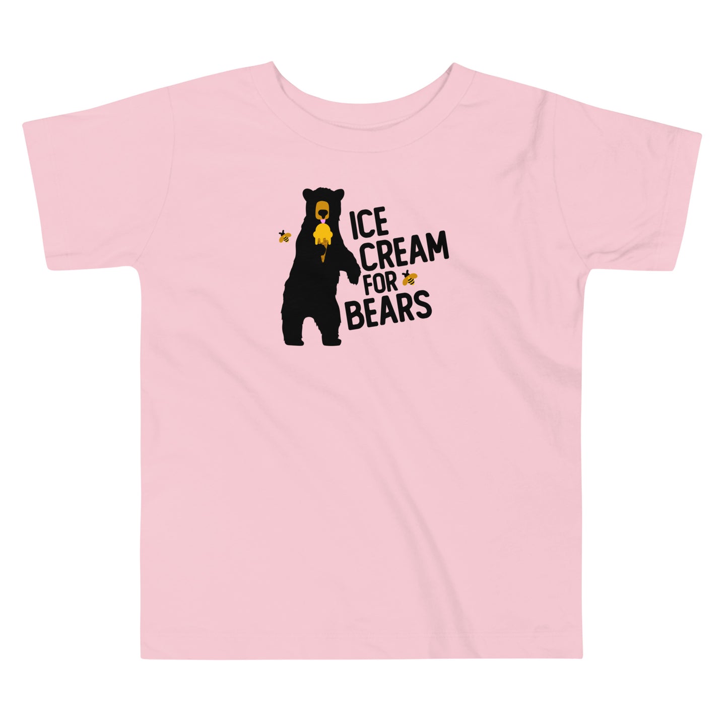 Ice Cream for Bears Toddler Short Sleeve Tshirt