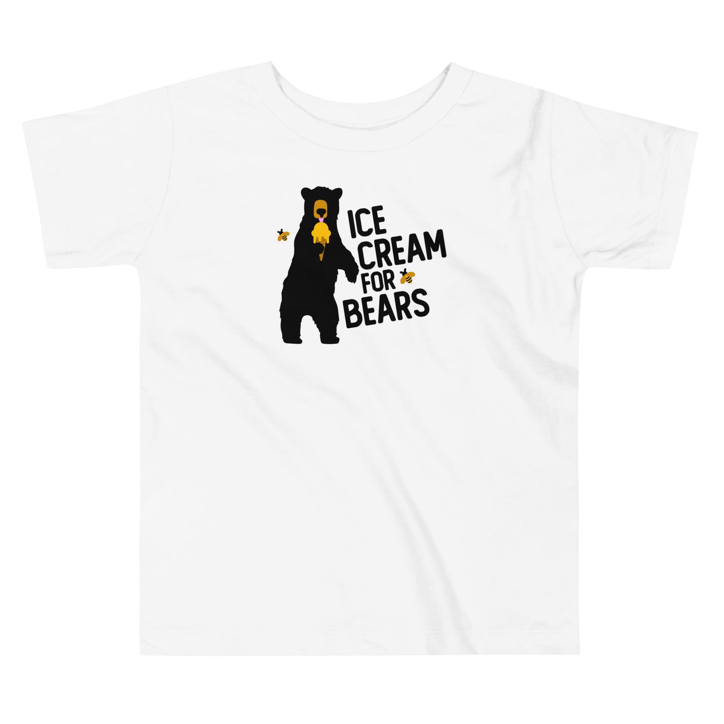 Ice Cream for Bears Toddler Short Sleeve Tshirt