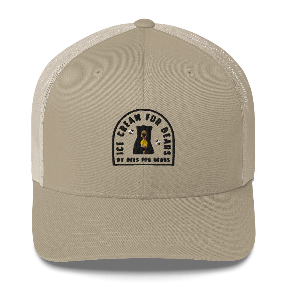 Ice Cream for Bears Arch Logo Trucker Cap